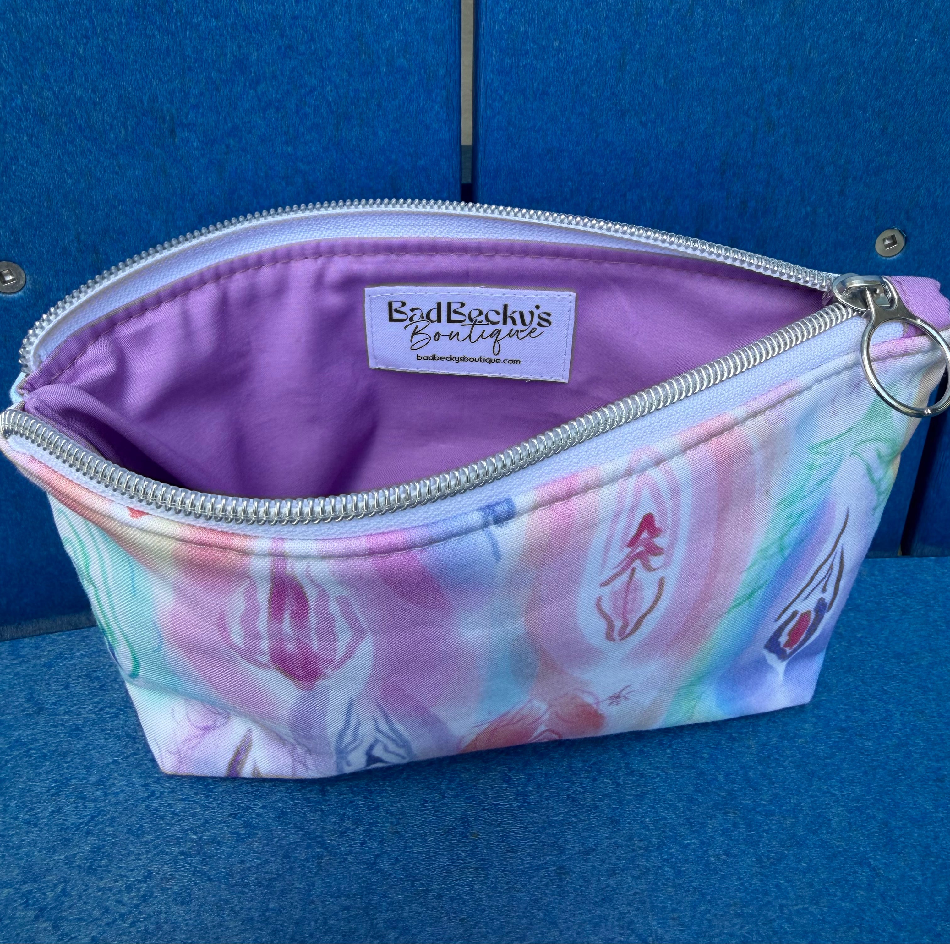 Pastel Vulva Zippered Pouch