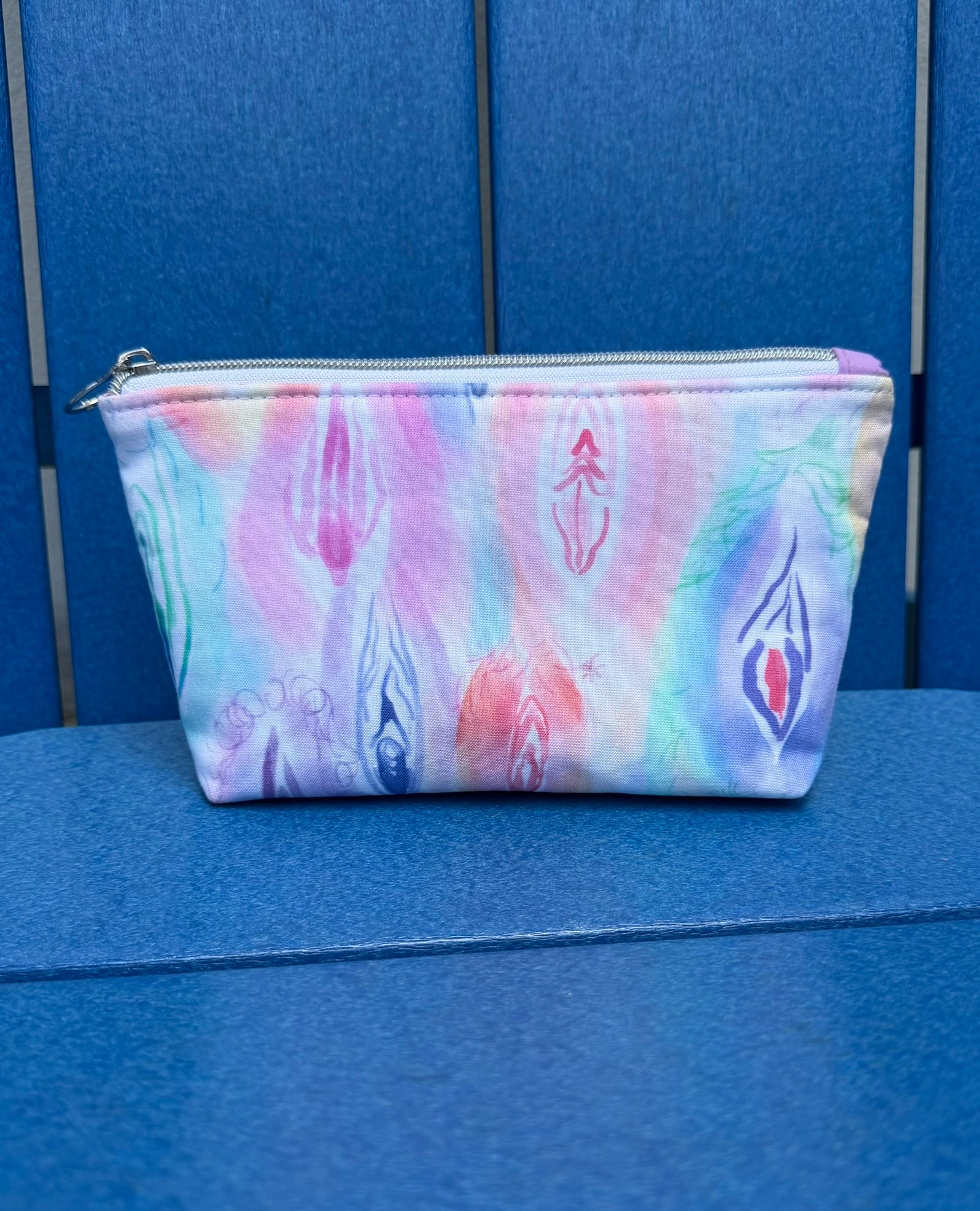 Pastel Vulva Zippered Pouch
